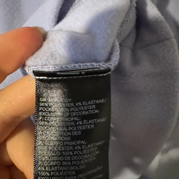 The North Face Violet Lavendar Fleece Hoodie XL - Picture 3 of 6